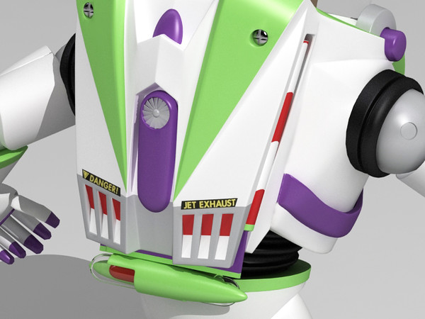 buzz lightyear woody rigged characters 3d model - Buzz & Woody rigged by fabelar